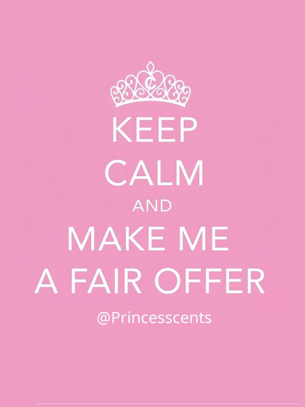 All offers WILL be considered!